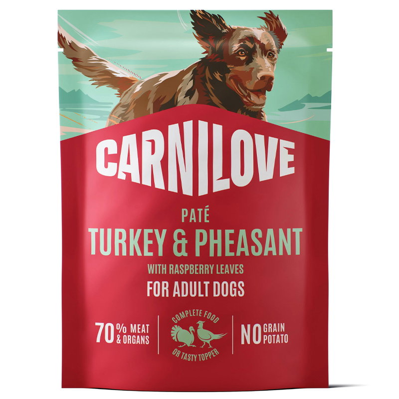 Carnilove Pouch Turkey / Pheasant / Raspberry Leaves 12x300gr