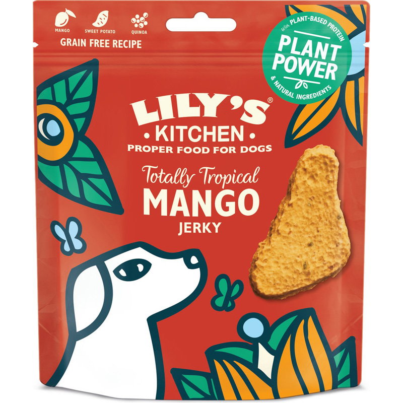 Lily's Kitchen Dog Adult Totally Tropical Mango Jerky 70 Gr