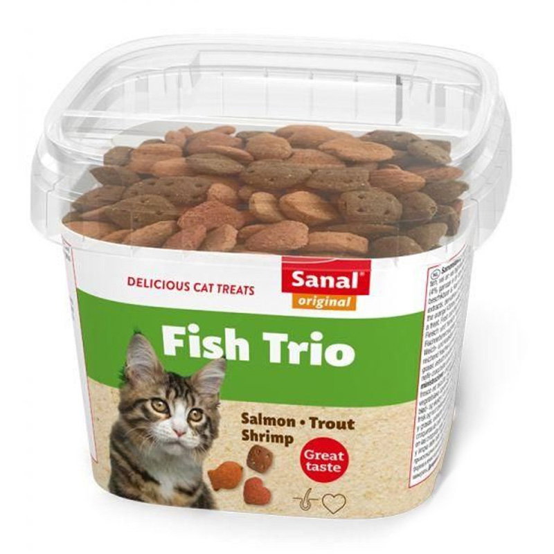 Sanal Cat Fish Trio Snacks Cup 75 Gr