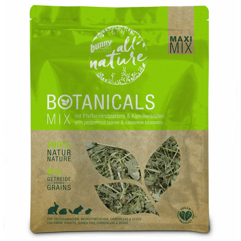 Bunny Nature Botanicals Maxi Mix Pepermuntblad / Kamillebloesem 400 Gr