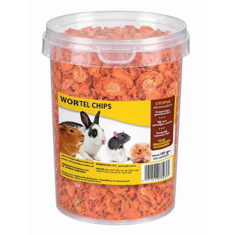 Utopia Wortelchips 130 Gr