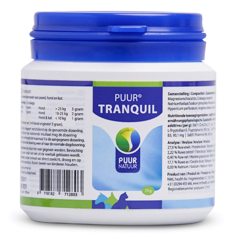Puur Natuur Tranquil (Rust) Hond En Kat 75 Gr