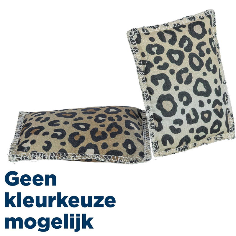 Trixie Speelkussen Leo Panterprint Met Valeriaan Assorti 9X7 Cm