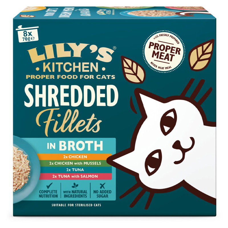 Lily's Kitchen Shredded Fillets Multipack 8X70 Gr