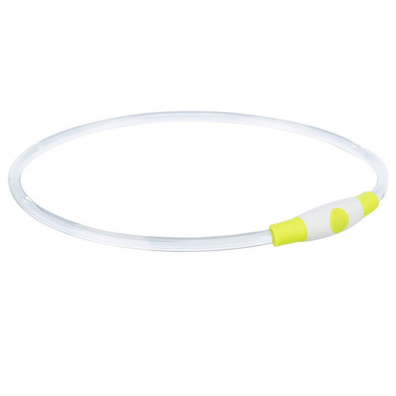 Trixie Lichtgevende Halsband Usb Flash Light Oplaadbaar Tpu Groen 40X0,8 Cm