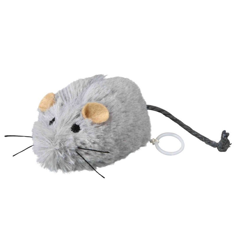 Trixie Opwindbare Pluche Muis Met Catnip 8 Cm