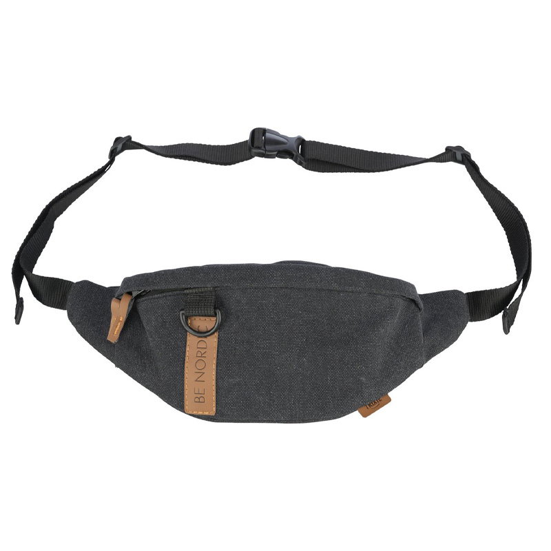 Trixie Be Nordic Heuptas Zwart 24X8X11 Cm Riem 50-165 Cm