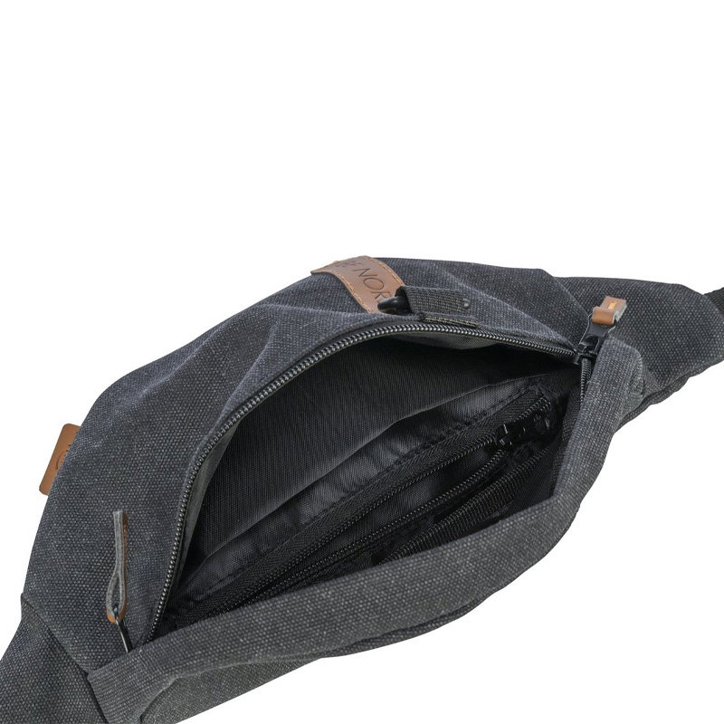 Trixie Be Nordic Heuptas Zwart 24X8X11 Cm Riem 50-165 Cm