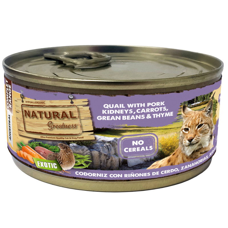 Natural Greatness Quail / Pork Kidney / Carrot / Green Beans / Thyme 170 Gr