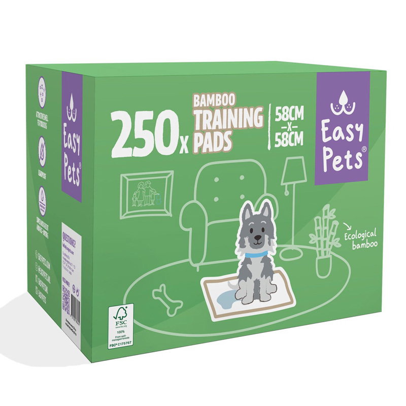 Easypets Puppy Training Pads Bamboo 58X58 Cm 105 St
