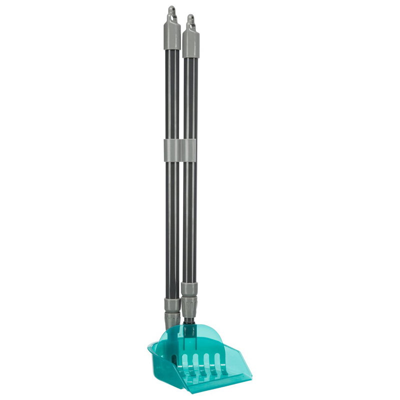 Trixie Vuilblik Met Hark Grijs / Blauw 57-102 Cm