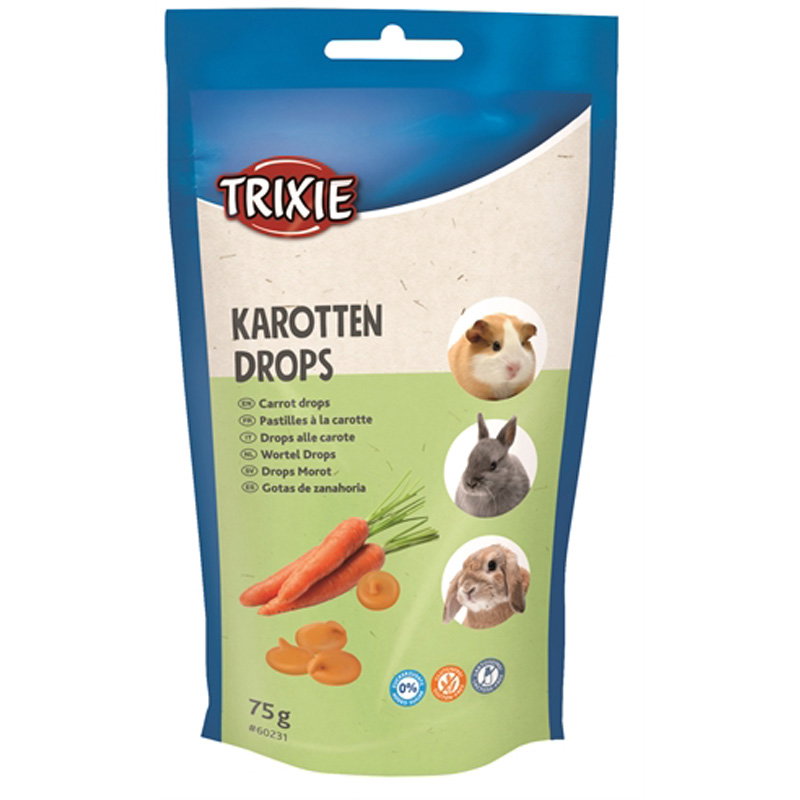 Trixie Knaagdier Drops Wortel 75 Gr