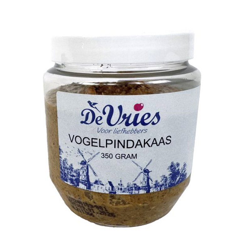 De Vries Vogelpindakaas 350 Gr