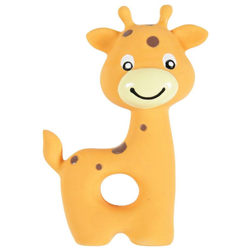 Zolux Puppyspeelgoed Latex Giraffe Oranje 7,5X3,5X10 Cm