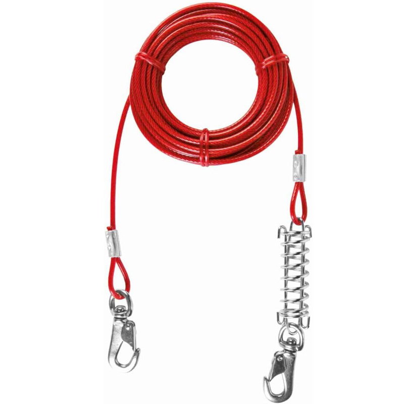 Trixie Aanleglijn Rood 8 Mtr