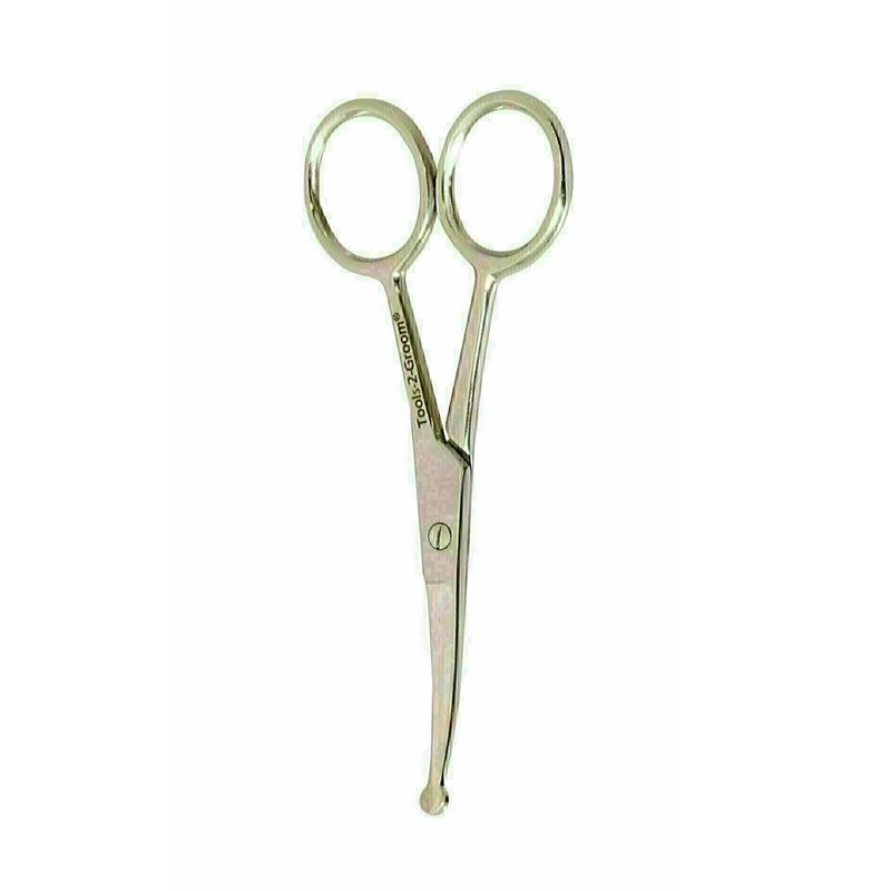 Tools-2-Groom Potenschaartje Gebogen Met Afgeronde Punt 4,5 Inch 11,5 Cm