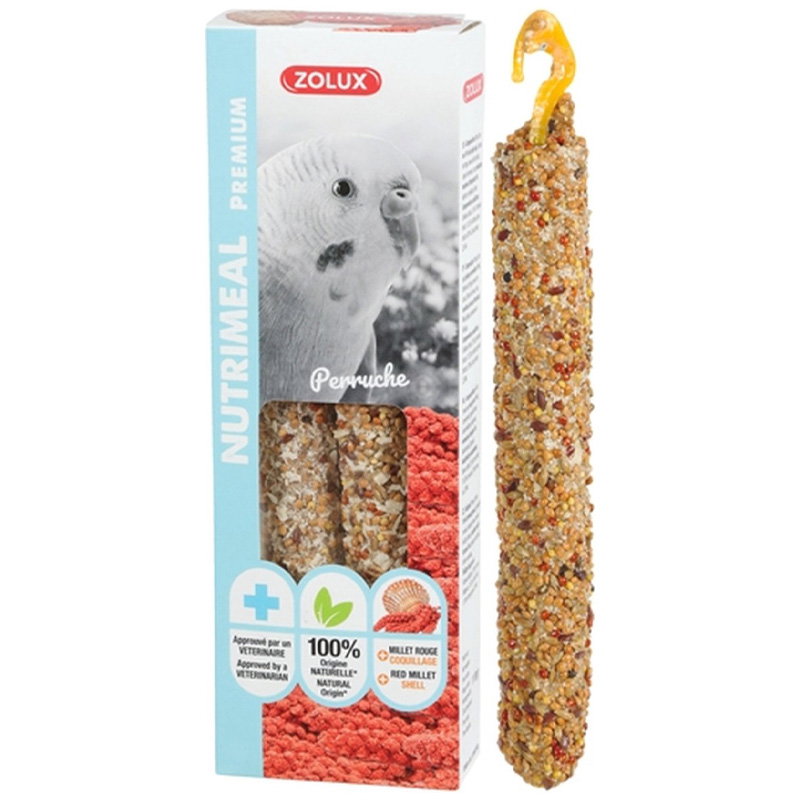 Zolux Nutrimeal Stick Parkiet Rode Gierst 110 Gr 2 St