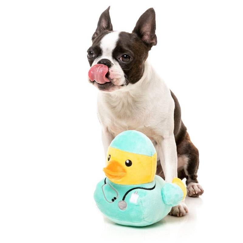 Fuzzyard Duck Ducktor Pluche 16X15X17 Cm