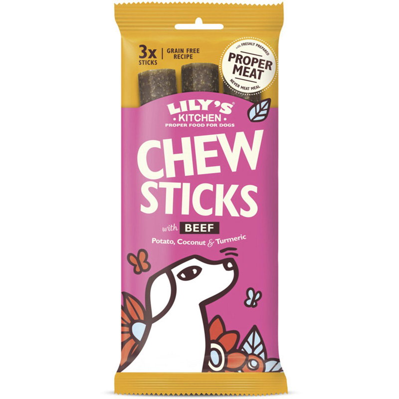 Lily's Kitchen Chew Sticks With Beef 120 Gr 3 St