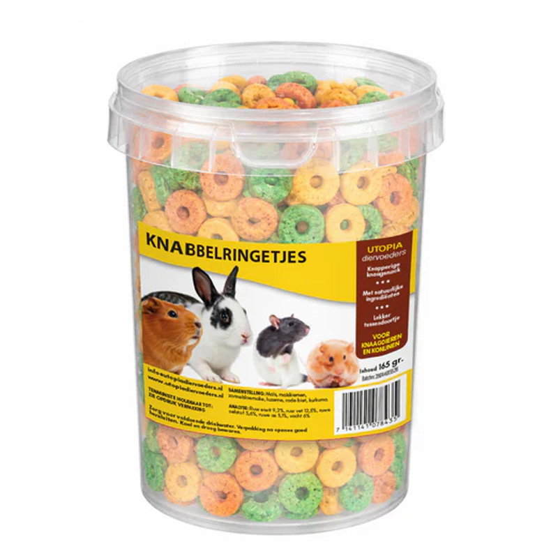 Utopia Knabbel Ringetjes 165 Gr