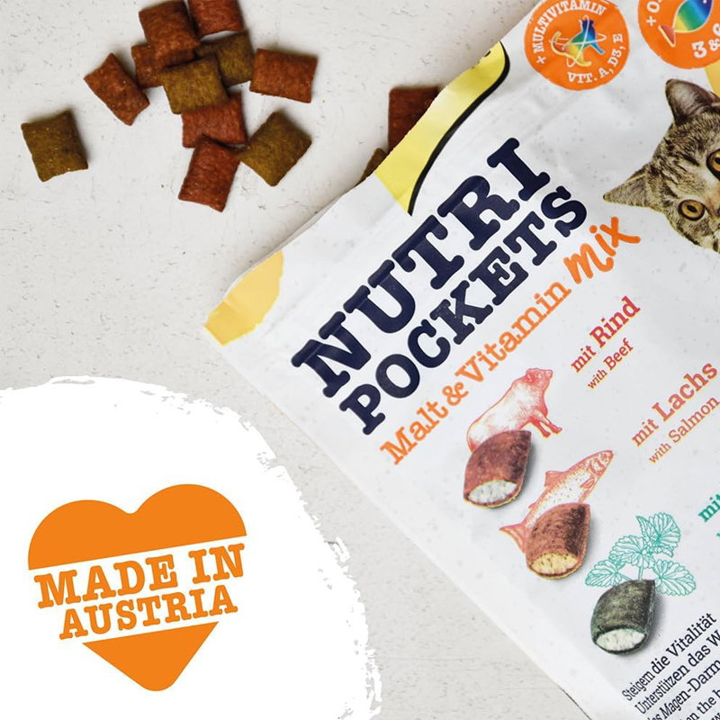 Gimcat Nutri Pockets Malt-Vitaminemix 150 Gr
