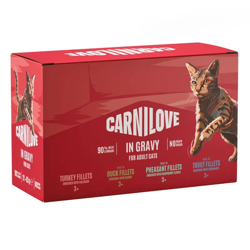 Carnilove Pouch Multipack In Gravy 12X85 Gr