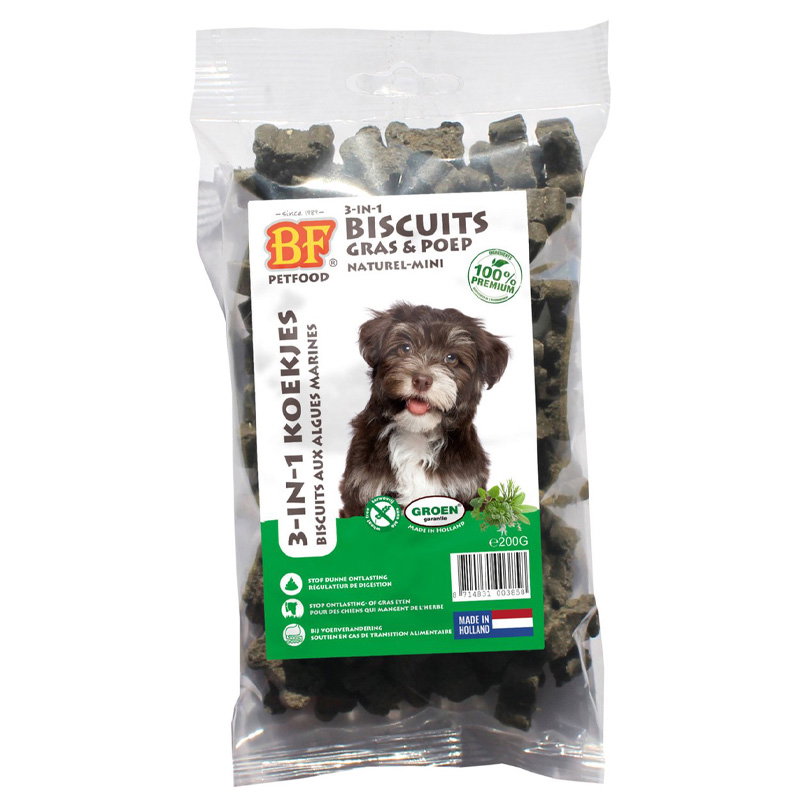 Bf Petfood 3 In 1 Hondenmineralenkoekjes Kruiden Mini 200 Gr