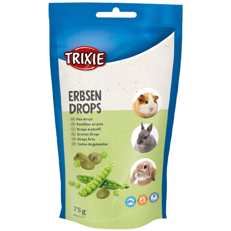 Trixie Knaagdier Drops Erwten 12X75 Gr