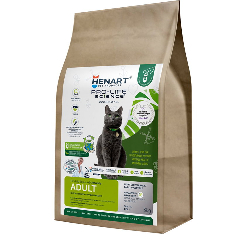 Henart Insect Cat Adult With Hem Eggshell Membrane 3 Kg