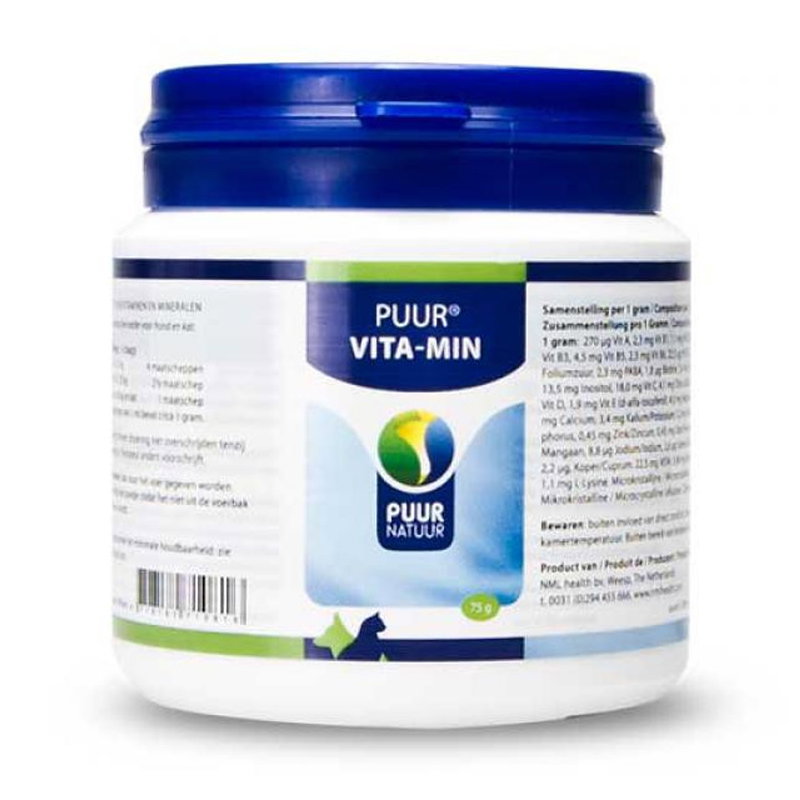 Puur Natuur Vita-Min (Vitaminen En Mineralen) Hond En Kat