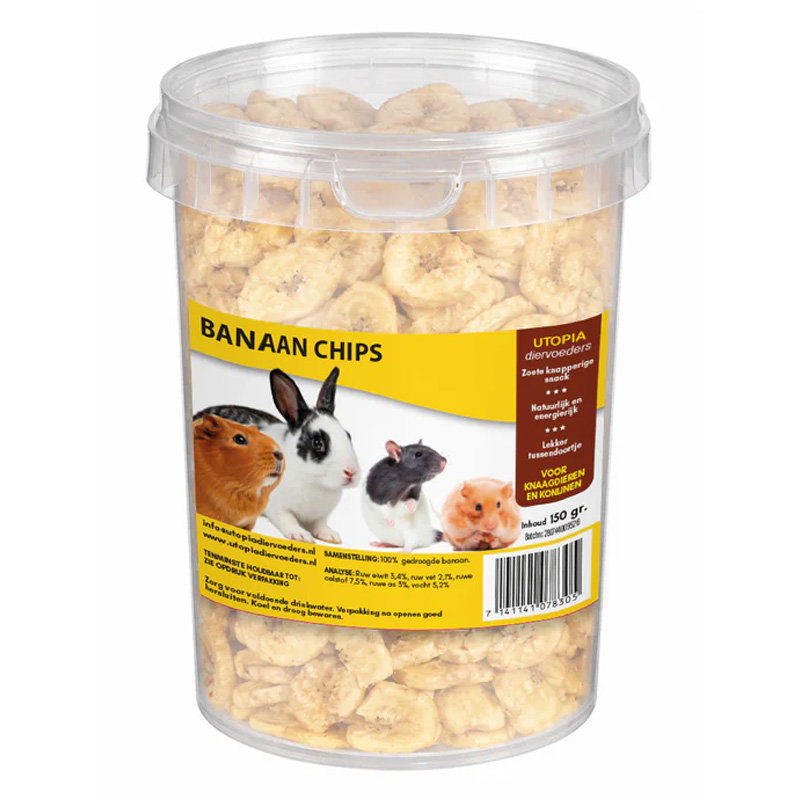 Utopia Banaan Chips 150 Gr
