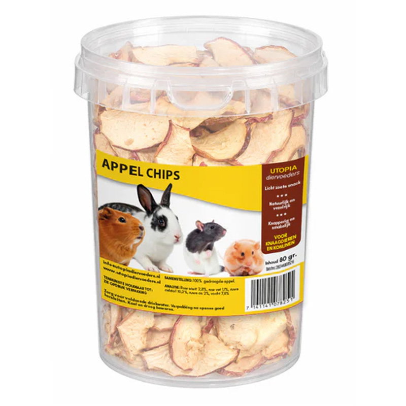 Utopia Appel Chips 80 Gr