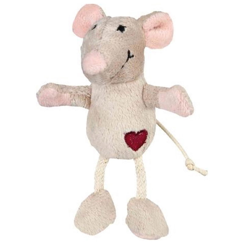 Trixie Muis Pluche Beige 11 Cm