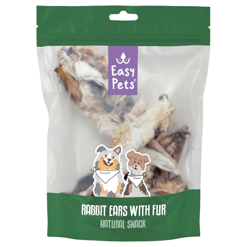 Easypets Konijnenoren Met Vacht 7 St