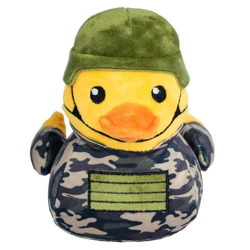 Fuzzyard Duck Commanduck Pluche 16X15X17 Cm
