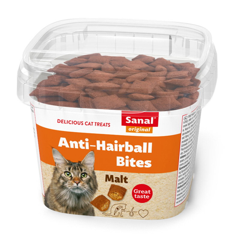 Sanal Cat Hairball Bites Cup 75 Gr