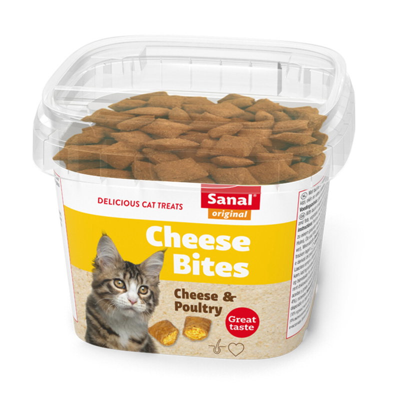 Sanal Cat Cheese Bites Cup 75 Gr