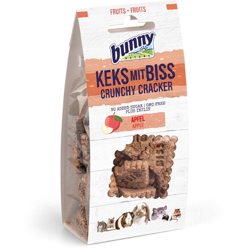 Bunny Nature Crunchy Cracker Appel 50 Gr
