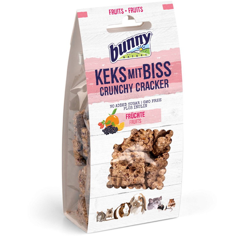 Bunny Nature Crunchy Cracker Fruit 50 Gr