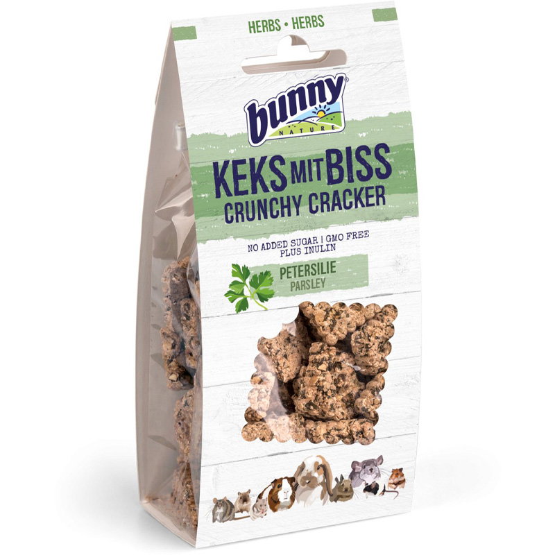 Bunny Nature Crunchy Cracker Peterselie 50 Gr