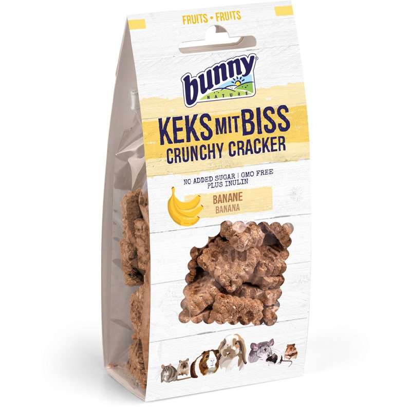 Bunny Nature Crunchy Cracker Banaan 50 Gr