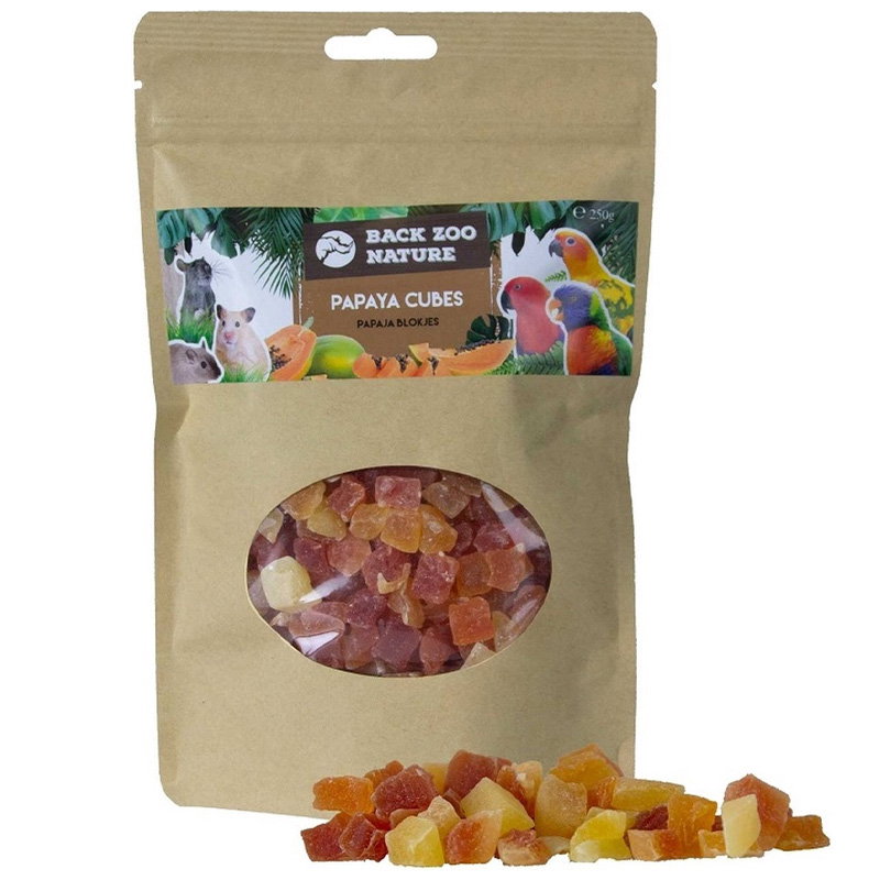 Back Zoo Nature Papaya Cubes