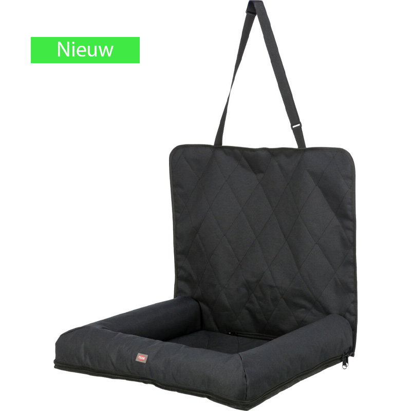Trixie Autostoel Kussen Zwart 61X50X10 Cm