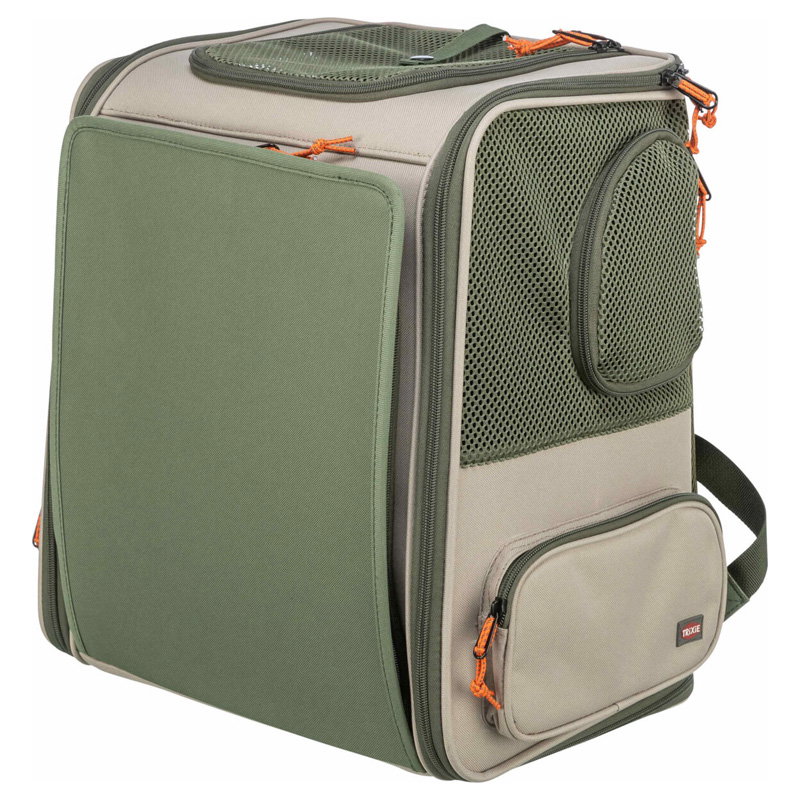 Trixie Rugzak Rocco Maximaal 10 Kg Beige / Olijfgroen 40X30X42 Cm