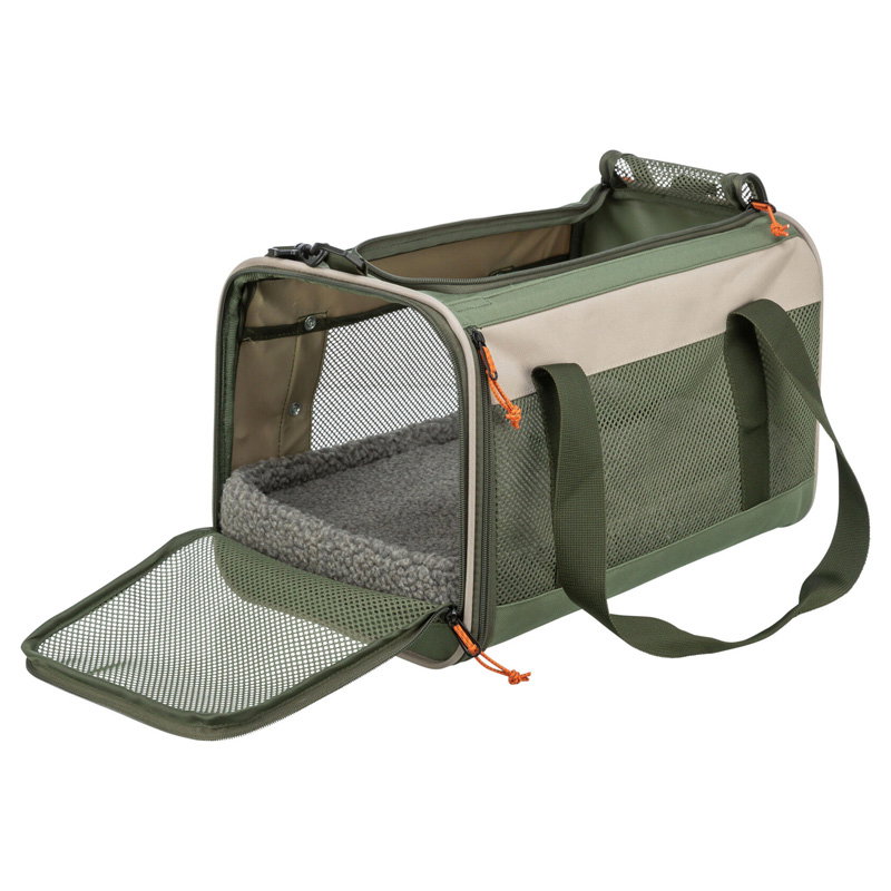 Trixie Tas Marlon Maximaal 7 Kg Beige / Olijfgroen 27X43X27 Cm