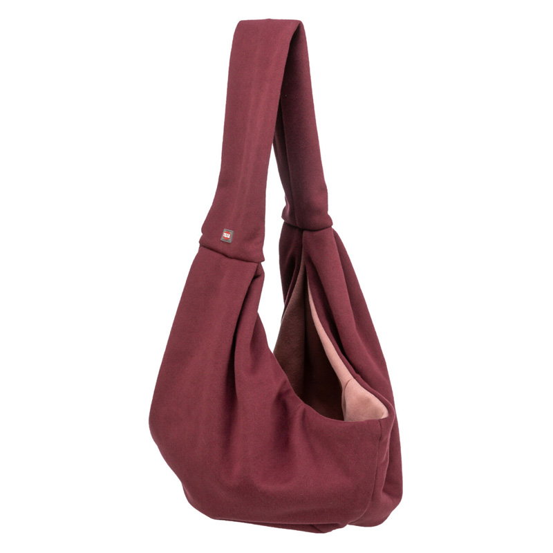 Trixie Hondentas Buikdrager Soft Bordeaux / Roze 60X20X22 Cm