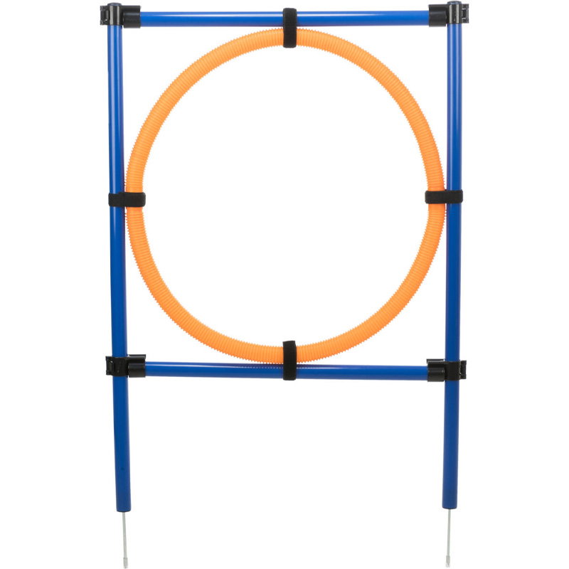 Trixie Dog Activity Agility Ring Blauw / Oranje 65X3X115 Cm
