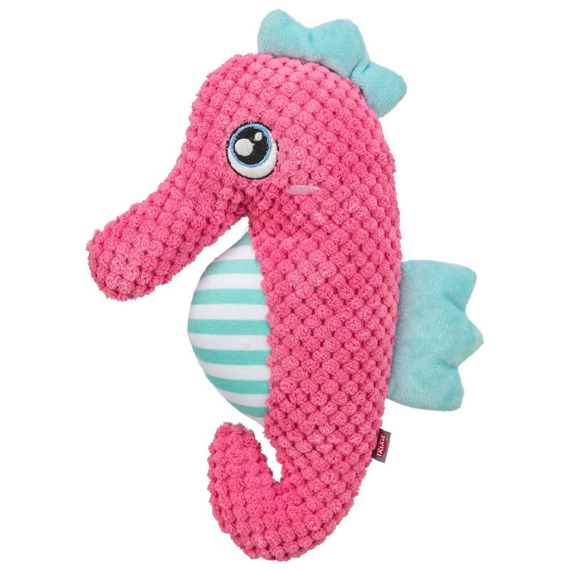 Trixie Zeepaard Stof Roze / Aqua 28X15,5X7,5 Cm