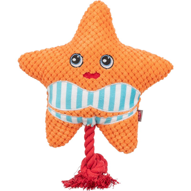 Trixie Zeester Met Flostouw Oranje 22X18X7,5 Cm