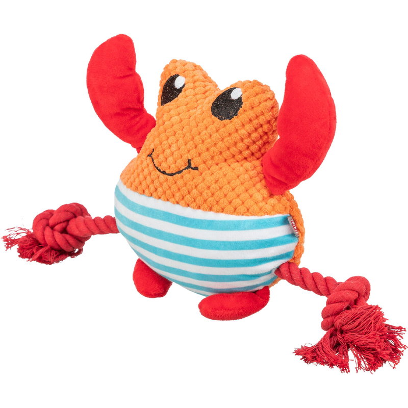 Trixie Krab Met Flostouw Oranje 28X8,5X20,5 Cm